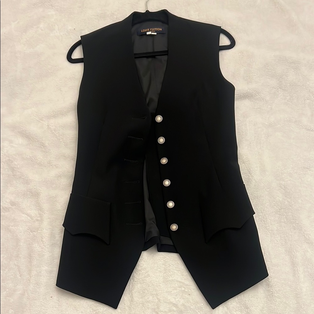 Louis Vuitton Black Sleeveless Vest